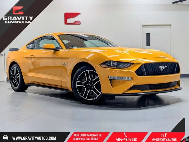 Orange 2022 Ford Mustang GT for sale in Marietta, GA