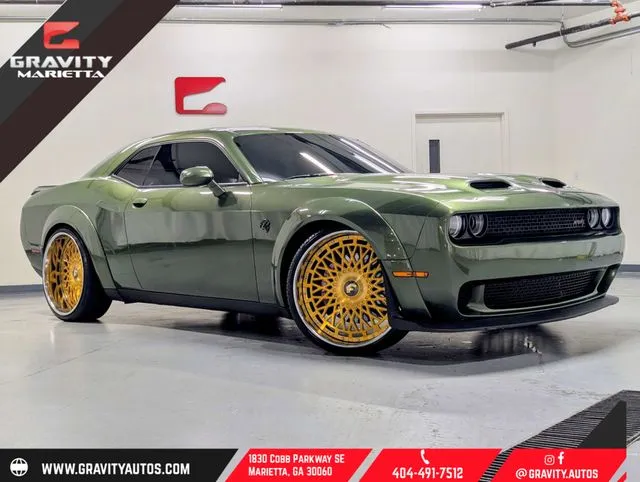 Green 2022 Dodge Challenger SRT Hellcat Widebody for sale in Marietta, GA