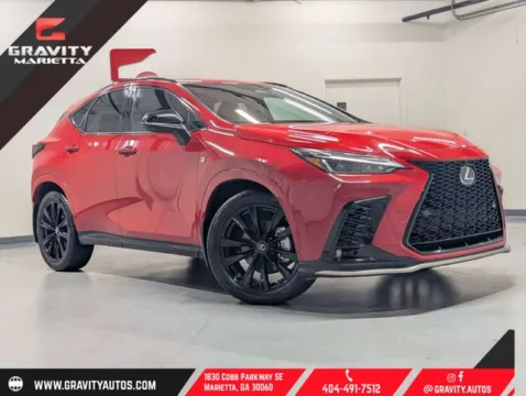Red 2022 Lexus NX 350 F SPORT Handling for sale in Marietta, GA