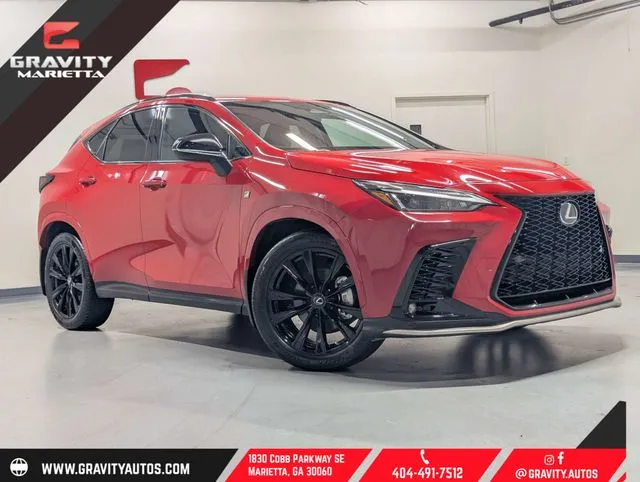 Red 2022 Lexus NX 350 F SPORT Handling for sale in Marietta, GA