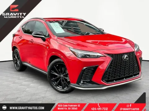Red 2022 Lexus NX 350 F SPORT Handling for sale in Marietta, GA