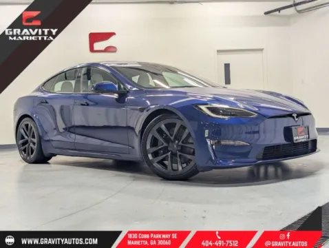 Blue 2022 Tesla Model S for sale in Marietta, GA