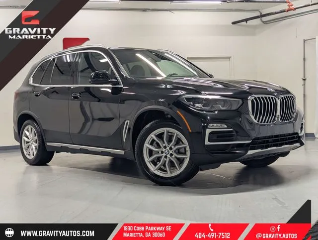 Black 2021 BMW X5 xDrive40i for sale in Marietta, GA