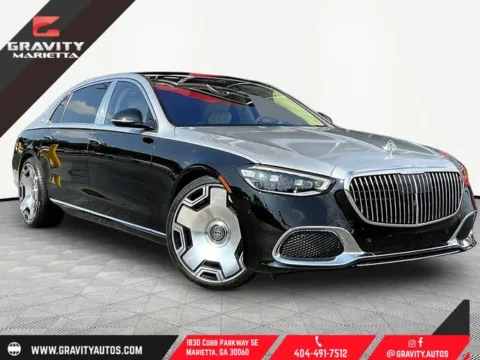 Black 2022 Mercedes-Benz S-Class Maybach S 580 for sale in Marietta, GA