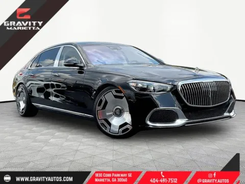 Black 2022 Mercedes-Benz S-Class Maybach S 580 for sale in Marietta, GA