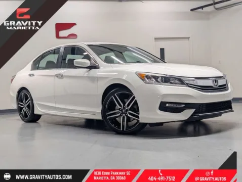 White 2017 Honda Accord Sport for sale in Marietta, GA