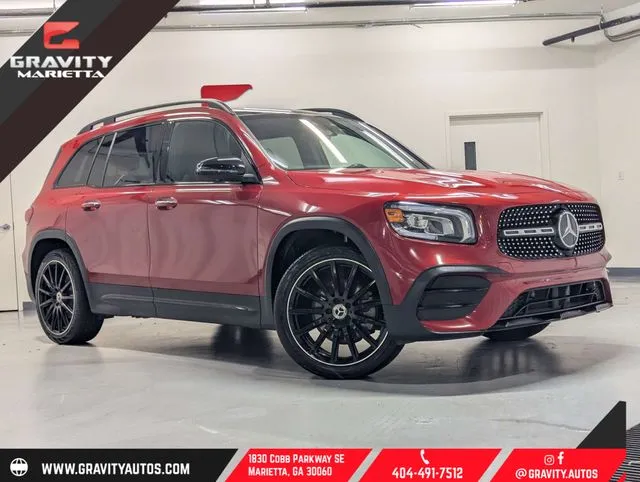 Red 2021 Mercedes-Benz GLB 250 for sale in Marietta, GA