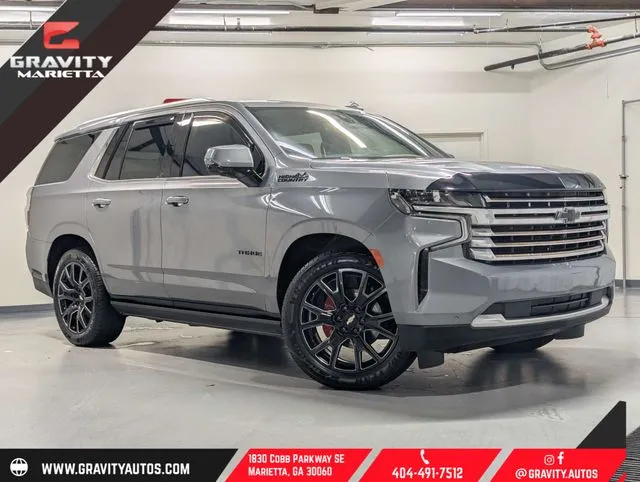 Gray 2021 Chevrolet Tahoe High Country for sale in Marietta, GA