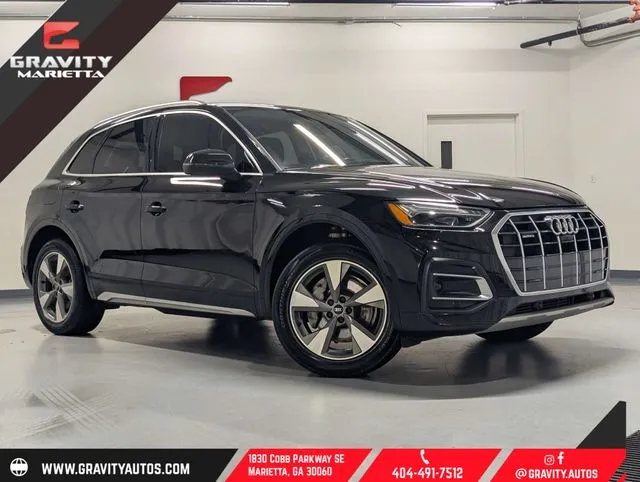 Black 2023 Audi Q5 40 Premium Plus for sale in Marietta, GA