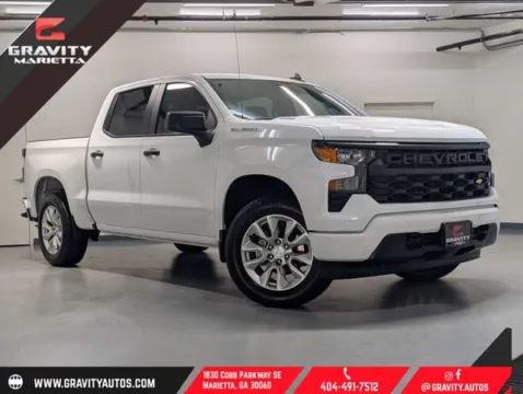 White 2026 Chevrolet Silverado 1500 Custom for sale in Marietta, GA