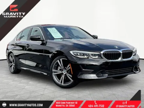 Black 2021 BMW 3 Series 330i for sale in Marietta, GA