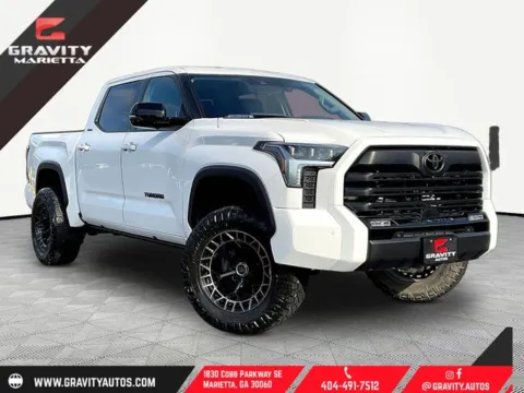 White 2024 Toyota Tundra Hybrid Limited for sale in Marietta, GA