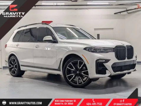 White 2020 BMW X7 xDrive40i for sale in Marietta, GA