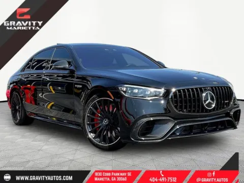 Black 2024 Mercedes-Benz S-Class S 63 E AMG for sale in Marietta, GA