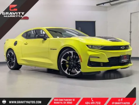 Yellow 2021 Chevrolet Camaro SS for sale in Marietta, GA