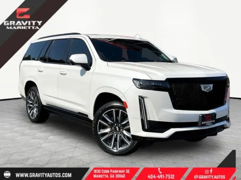 White 2021 Cadillac Escalade Sport Platinum for sale in Marietta, GA
