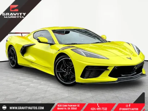 Yellow 2022 Chevrolet Corvette Stingray for sale in Marietta, GA