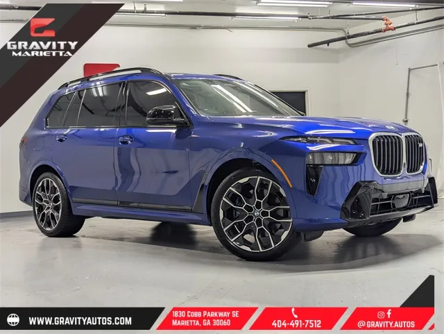 Used 2025 BMW X7 M60i for sale in Marietta, GA at Gravity Autos