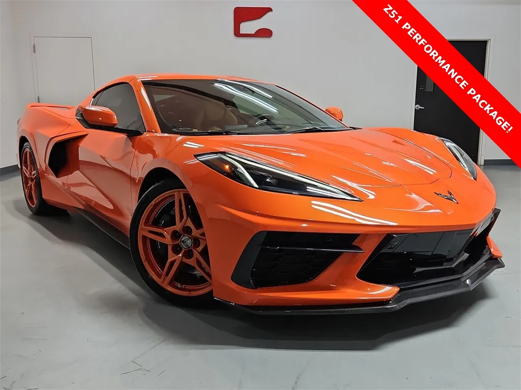 Orange 2021 Chevrolet Corvette Stingray for sale in Marietta, GA