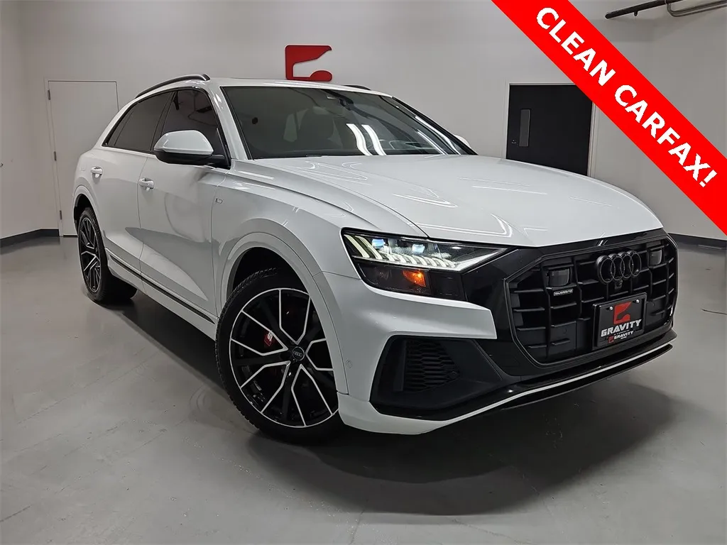 White 2019 Audi Q8 3.0T Prestige for sale in Marietta, GA