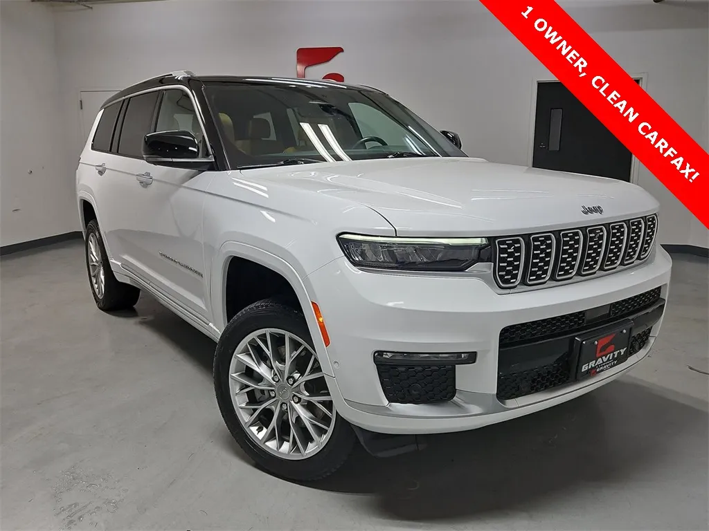 White 2022 Jeep Grand Cherokee L Summit for sale in Marietta, GA