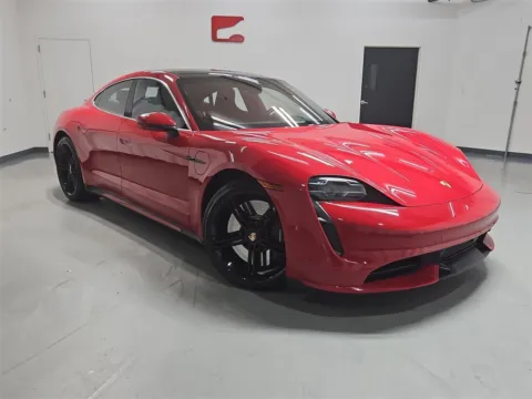 Red 2020 Porsche Taycan Turbo for sale in Marietta, GA