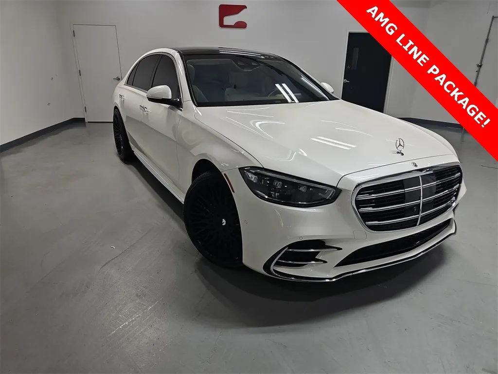 White 2023 Mercedes-Benz S-Class S 580 for sale in Marietta, GA