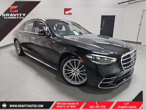 Black 2022 Mercedes-Benz S-Class S 580 for sale in Marietta, GA