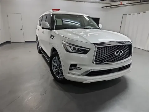 White 2019 INFINITI QX80 LUXE for sale in Marietta, GA