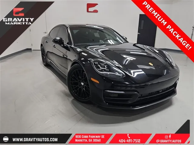 Black 2021 Porsche Panamera 4 for sale in Marietta, GA