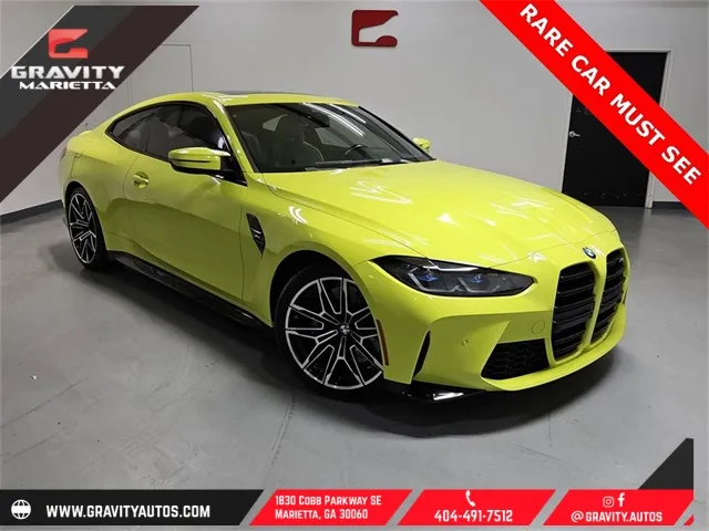 Yellow 2022 BMW M4 for sale in Marietta, GA