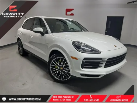White 2021 Porsche Cayenne E-Hybrid for sale in Marietta, GA