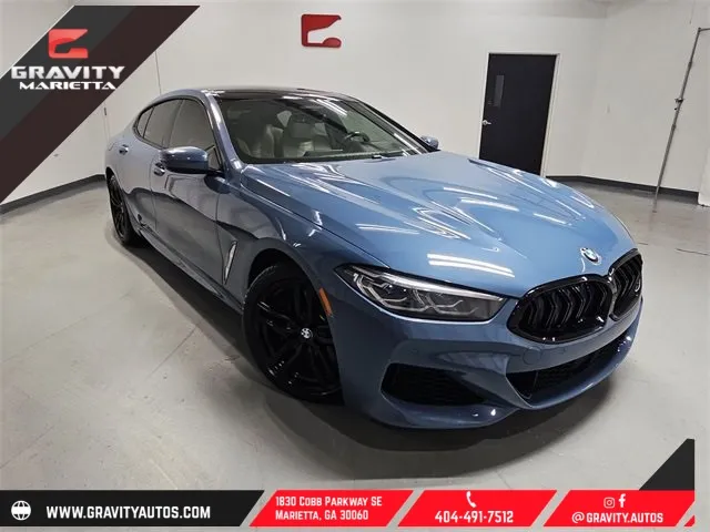 Blue 2022 BMW 8 Series 840 for sale in Marietta, GA