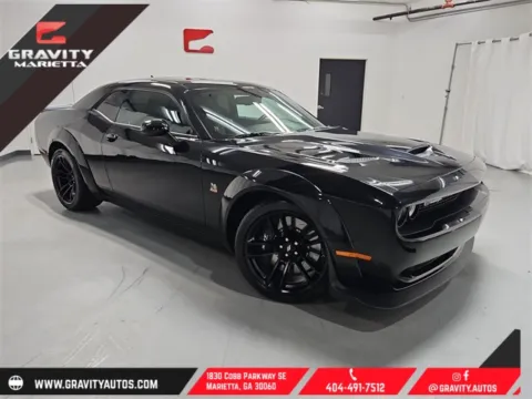 Black 2023 Dodge Challenger R/T Scat Pack Widebody for sale in Marietta, GA