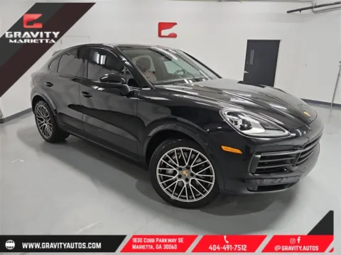 Black 2023 Porsche Cayenne Coupe Platinum Edition for sale in Marietta, GA