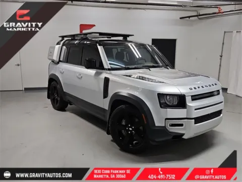 Silver 2020 Land Rover Defender 110 110 HSE for sale in Marietta, GA