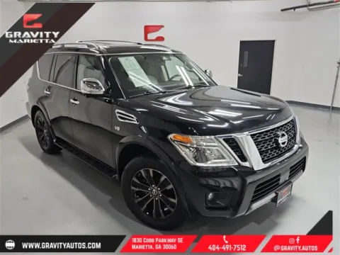 Black 2019 Nissan Armada Platinum for sale in Marietta, GA