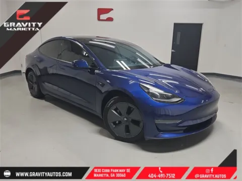 Blue 2023 Tesla Model 3 for sale in Marietta, GA