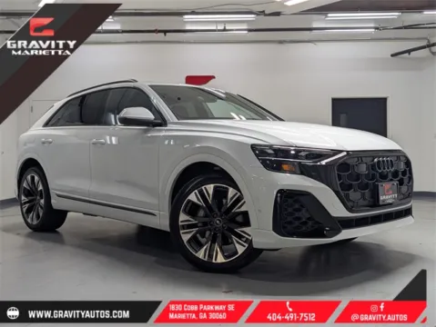 White 2024 Audi Q8 55 Premium Plus for sale in Marietta, GA