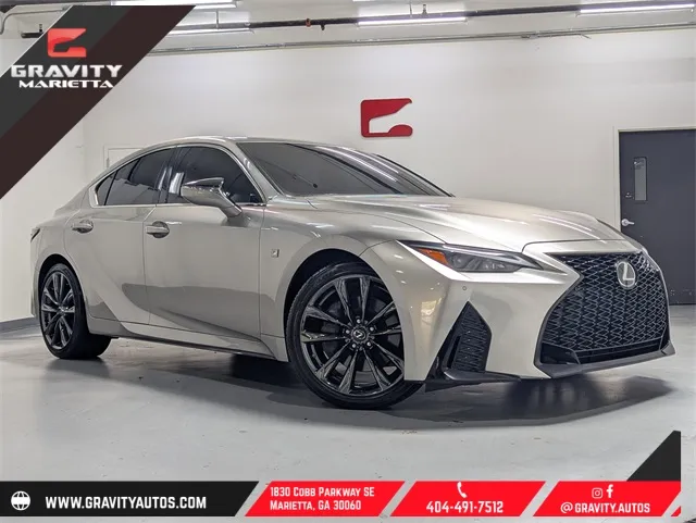 Silver 2021 Lexus IS 350 F SPORT for sale in Marietta, GA