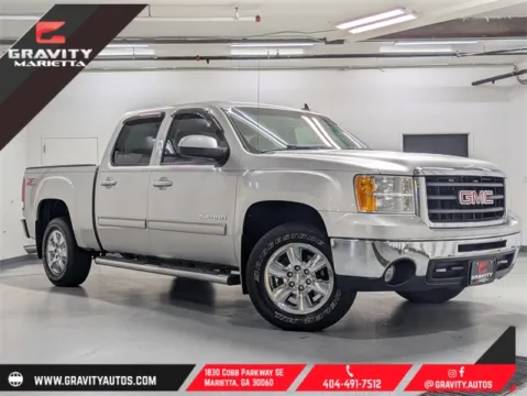 Silver 2011 GMC Sierra 1500 SLT for sale in Marietta, GA
