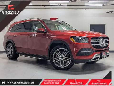 Red 2020 Mercedes-Benz GLS 450 for sale in Marietta, GA
