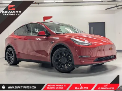 Red 2020 Tesla Model Y Long Range for sale in Marietta, GA