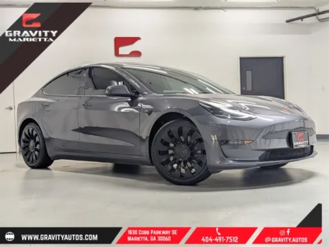Gray 2023 Tesla Model 3 for sale in Marietta, GA