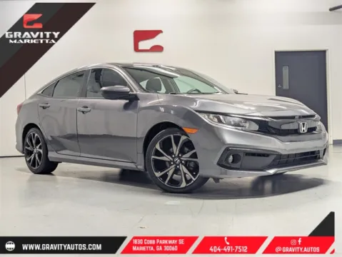 Gray 2021 Honda Civic Sport for sale in Marietta, GA