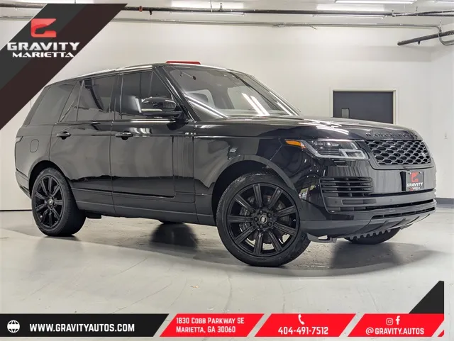 Black 2019 Land Rover Range Rover 5.0L V8 Supercharged for sale in Marietta, GA