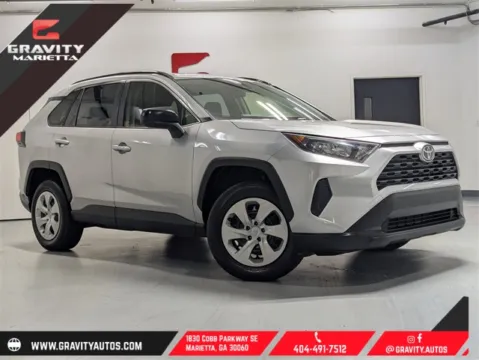 Red 2019 Toyota RAV4 LE for sale in Marietta, GA