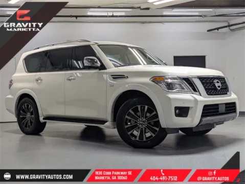 White 2020 Nissan Armada Platinum for sale in Marietta, GA