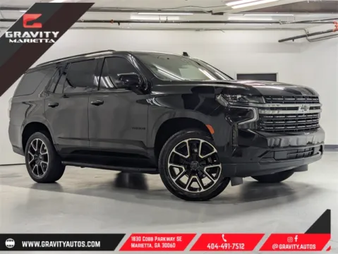 Black 2021 Chevrolet Tahoe RST for sale in Marietta, GA