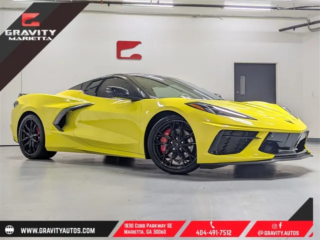Yellow 2023 Chevrolet Corvette Stingray for sale in Marietta, GA